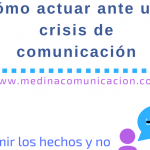 Infografía: cómo actuar ante una crisis de comunicación